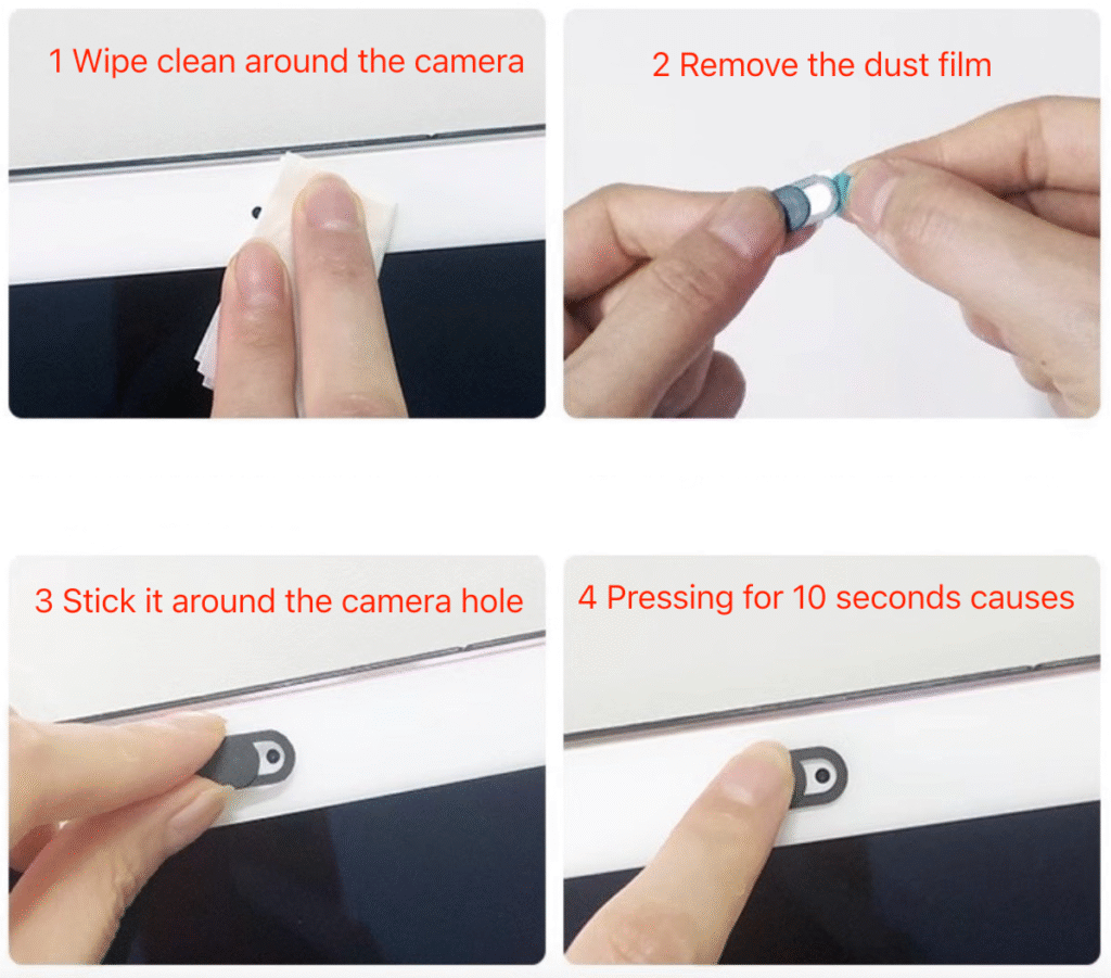 yxf s01 die cut tape solution (webcam cover / privacy sticker)